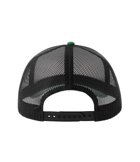 Casquette Trucker Motif/style 5 Panneaux Rapper-s Adulte Blanc Noir Vert Atlantis
