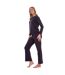 Ensemble De Pyjama Long Femme Noir Keanu-1