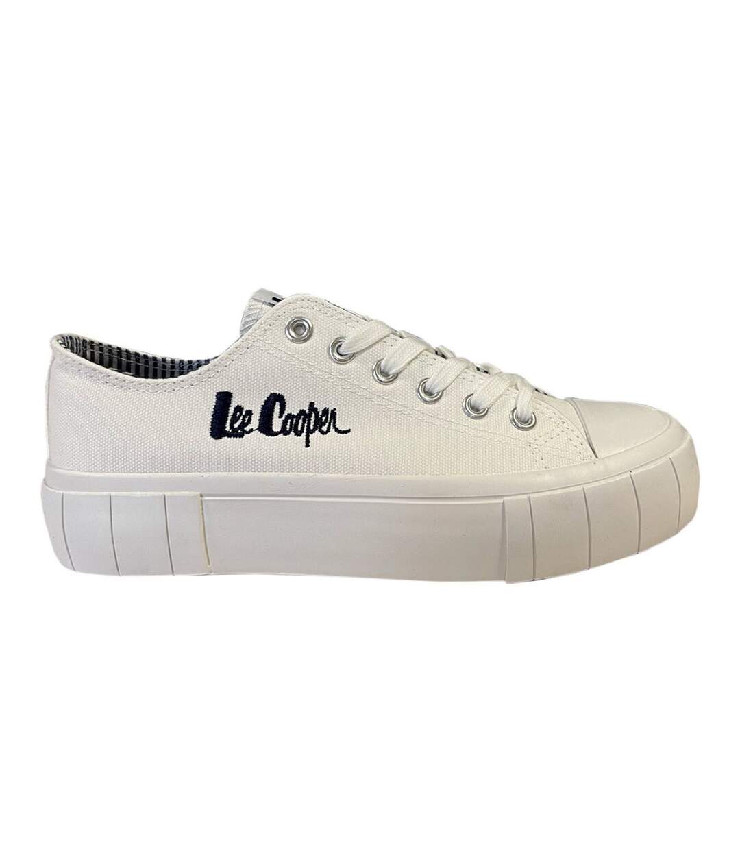 Chaussures Motif/style Logo Femme Blanc Lee Cooper-1
