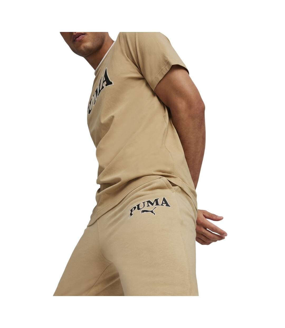 Pantalon De Jogging Squad Homme Beige Puma-4