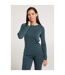 Womens/ladies Talus Long-sleeved Top Dark Green Mountain Warehouse-1
