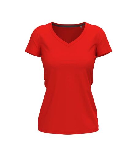T-shirt Claire Femme Rouge Écarlate Stedman