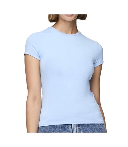 T-Shirt bleu femme pieces fylla