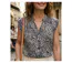 Chemisier sans manches MAYFLOWER N1132A : le top en viscose fluide pour un été frais et élégant-1