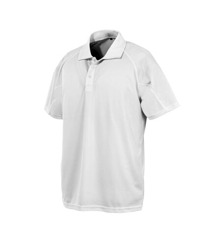 Spiro Unisex Adults Impact Performance Aircool Polo Shirt (White) - UTPC3503