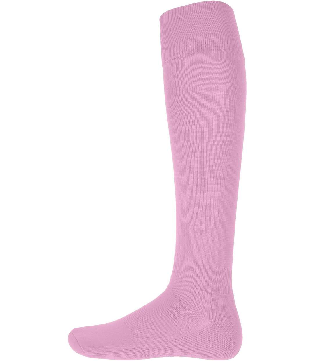 chaussettes sport unies - PA016 - rose-2