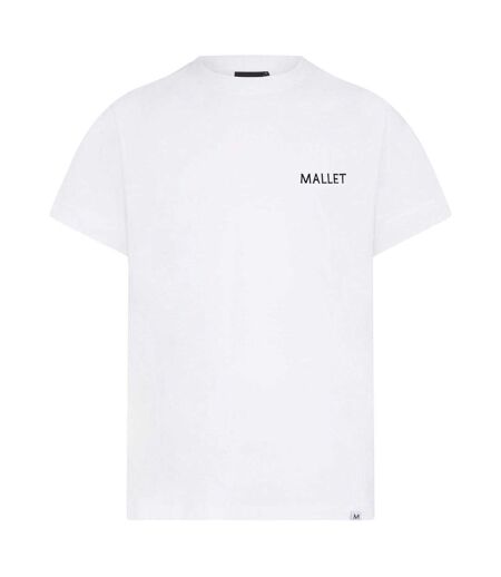T-shirt Motif/style Coordonnées Homme Blanc Mallet