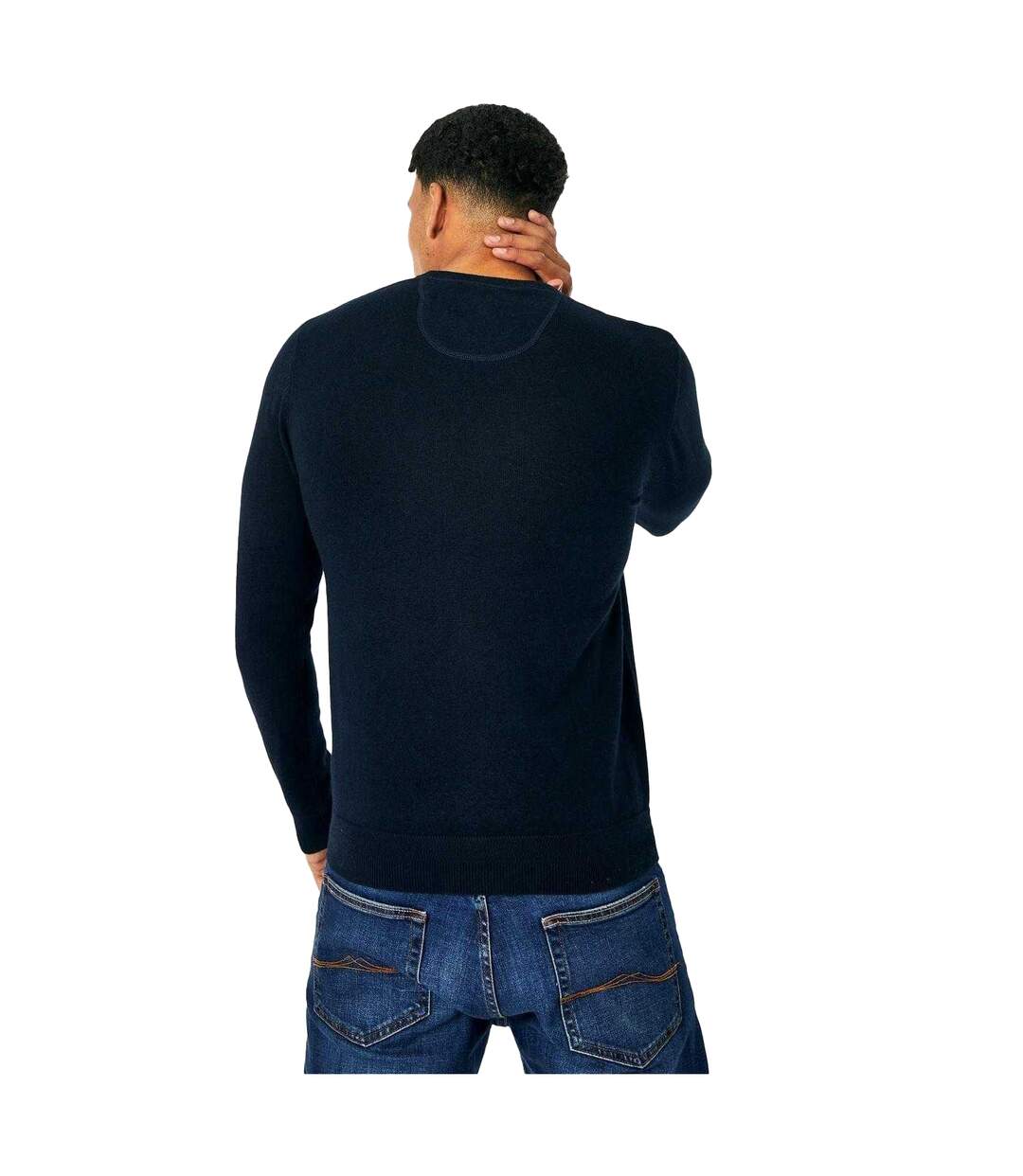Pull Motif/style Logo Seabourne Homme Bleu Marine Jack Wills-2