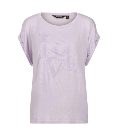 Regatta - T-shirt ROSELYNN - Femme (Lilas pastel) - UTRG9564