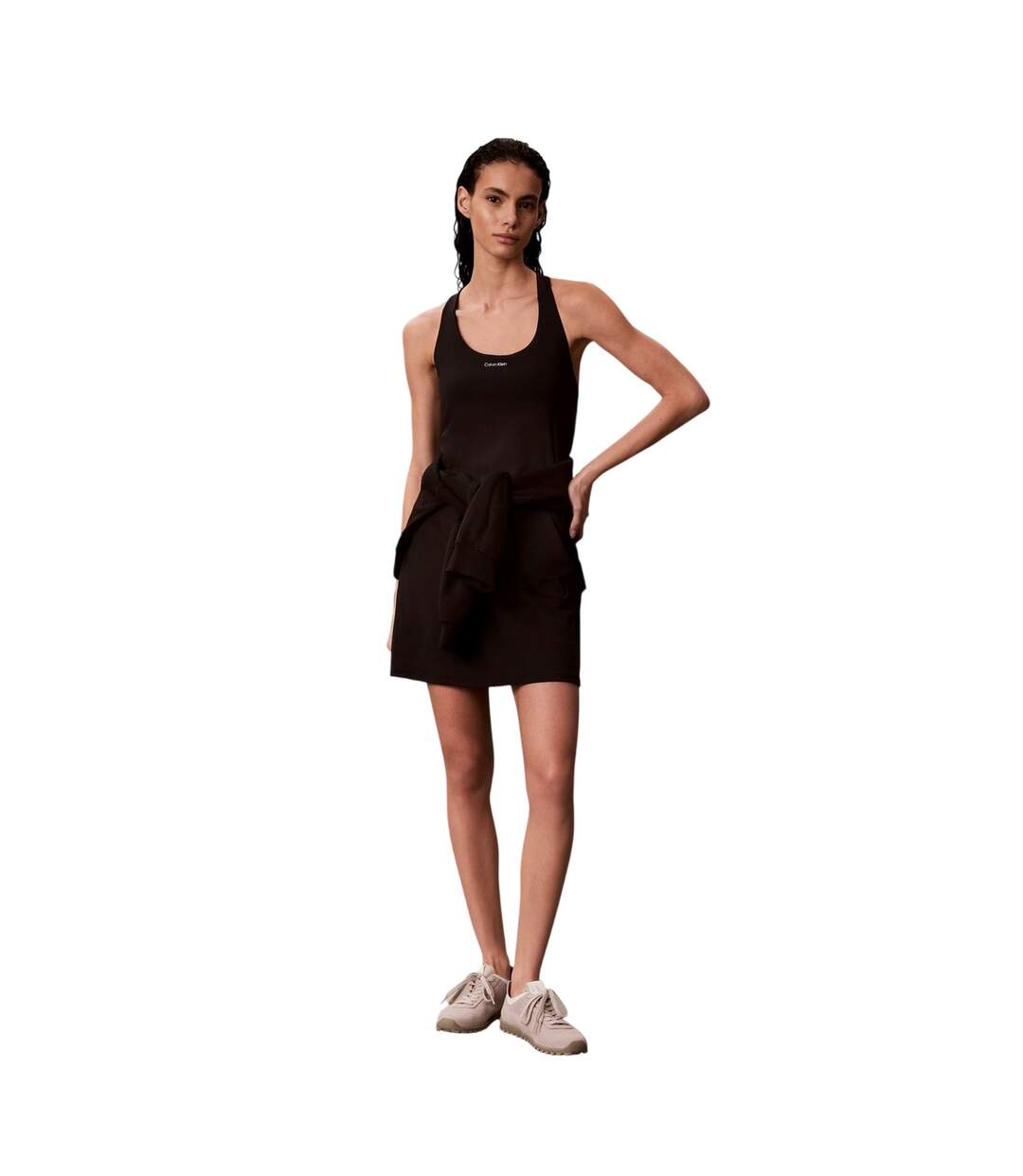 Robe Courte Motif/style Icône Femme Noir Calvin Klein-4