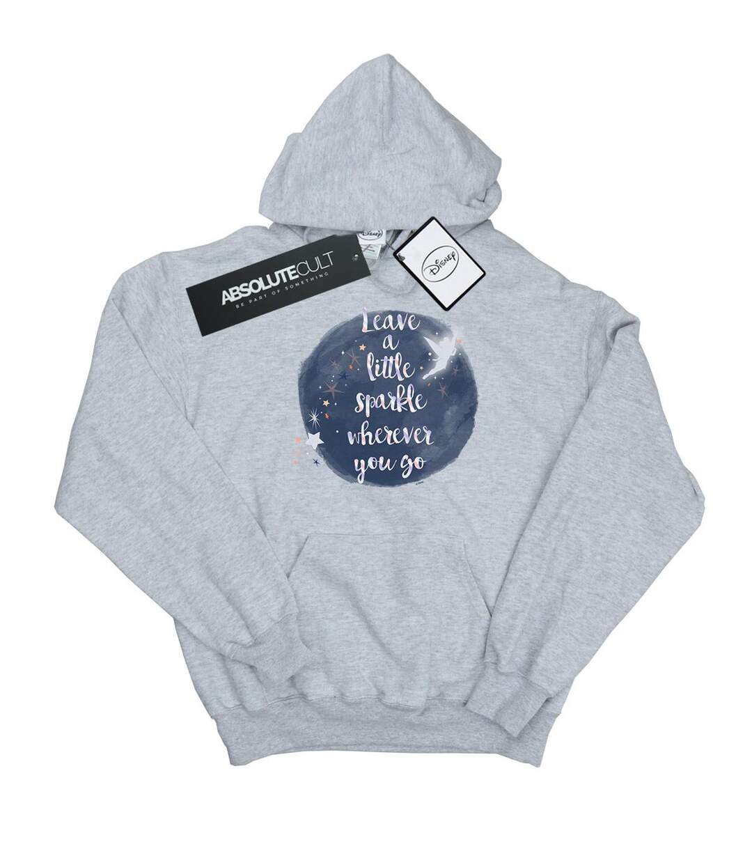 Disney - Sweat à capuche TINKER BELL A LITTLE SPARKLE - Femme (Gris chiné) - UTBI14942-1