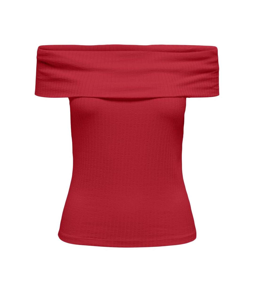 T-Shirt rouge femme jdy fransiska 15344028 - l-3