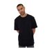 T-shirt Motif/style Quadrillage Homme Noir Threadbare-2