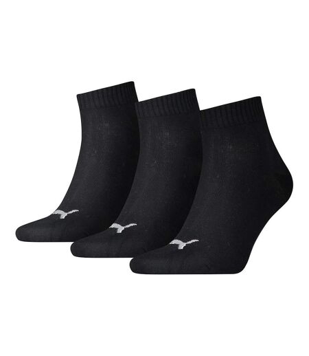 Puma Unisex Adult Quarter Training Ankle Socks (Pack of 3) (Black) - UTRD697