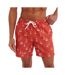 Wombat Mens Nautical Swim Shorts (Coral) - UTRW10200