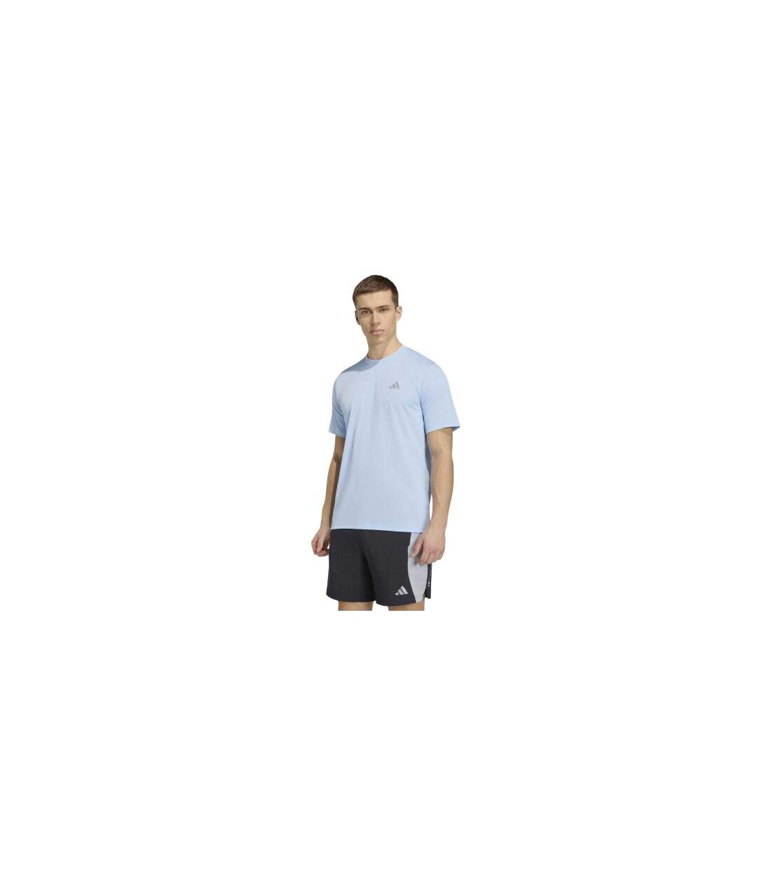 Mens Essentials Training T-shirt Blue Adidas-1