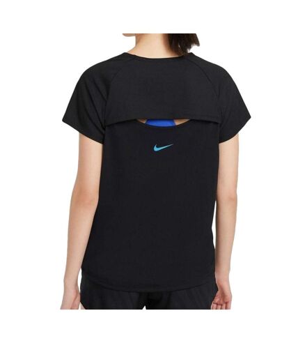 T-shirt Noir Femme Nike Clash Miler - S