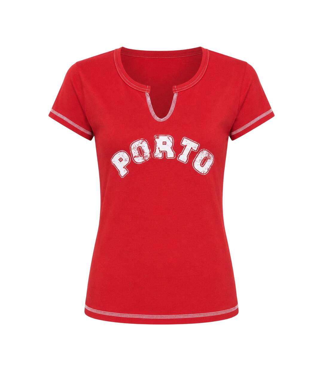 T-shirt Court Motif/style Lettrage Femme Rouge Daisy Street-2