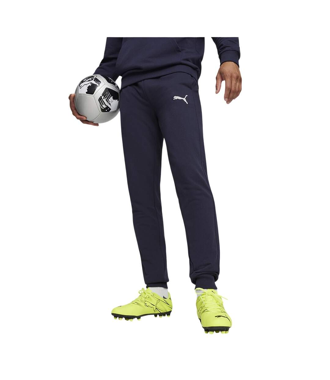 Pantalon De Jogging Team Goal Casuals Homme Bleu Marine Puma-1
