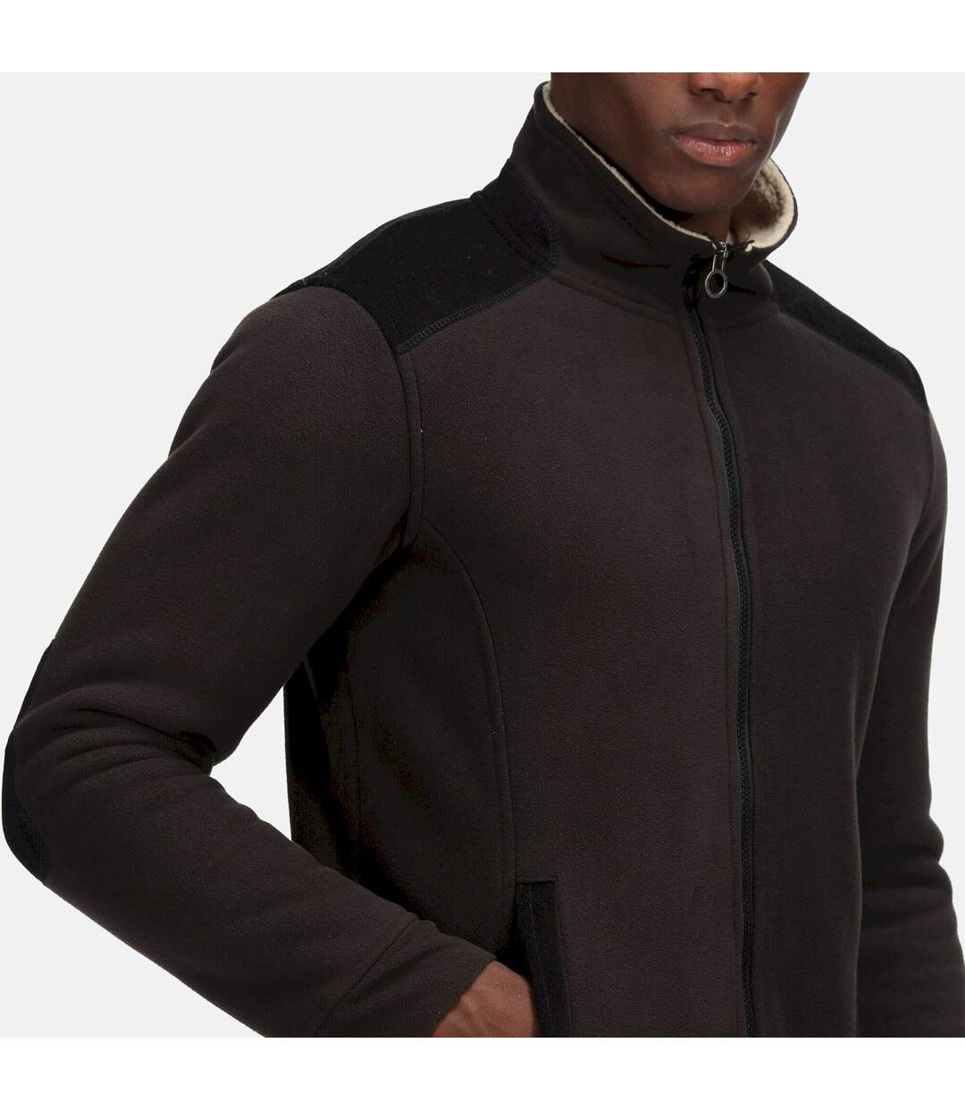 Regatta Veste polaire à fermeture éclair intégrale Faversham pour hommes (Noir) - UTRG7401