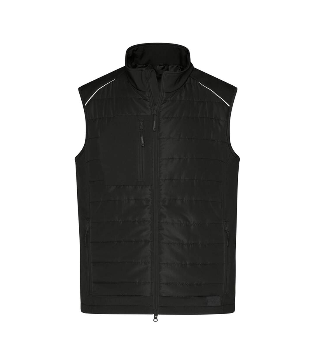 Veste Sans Manches Hybrid Homme Noir James And Nicholson-1