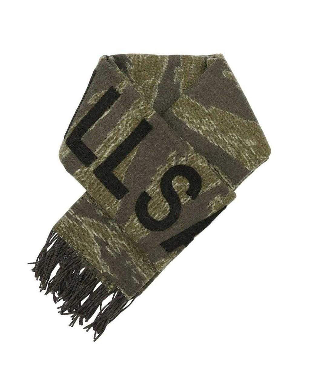 Nova Camo Logo Scarf One Size Olive AllSaints-3