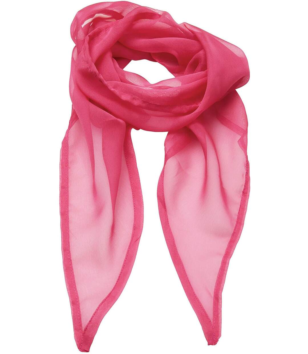 Foulard mousseline - PR740 - rose fuchsia-2