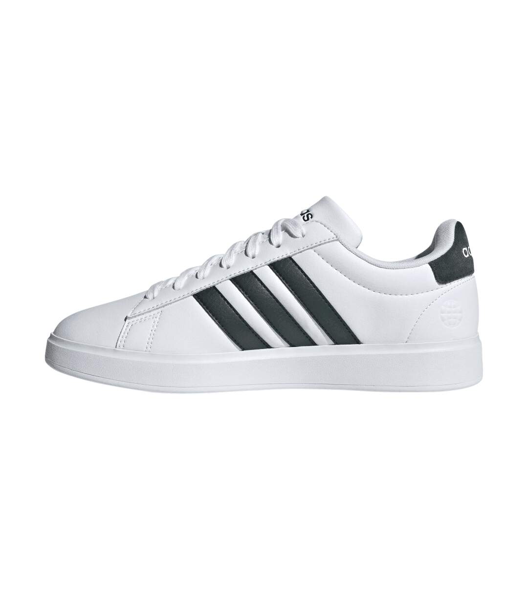 Baskets Grand Court 2.0 Homme Blanc Noir Adidas-2