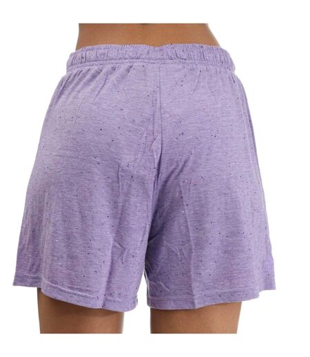 Womens/ladies future icons winners shorts violet Adidas