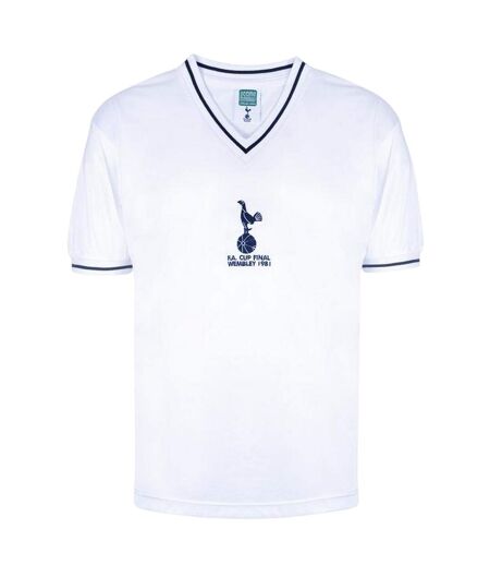 Maillot Domicile Motif/style Tottenham Hotspur Fc Homme Blanc Bleu Score Draw