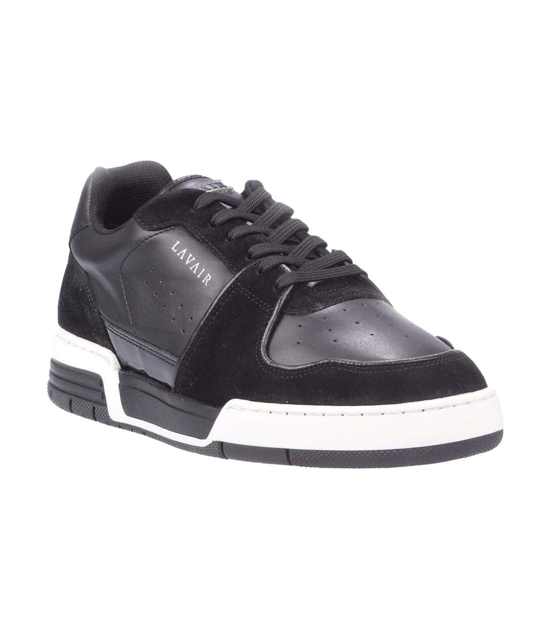 Baskets Vadum Homme Blanc Noir Lavair-1