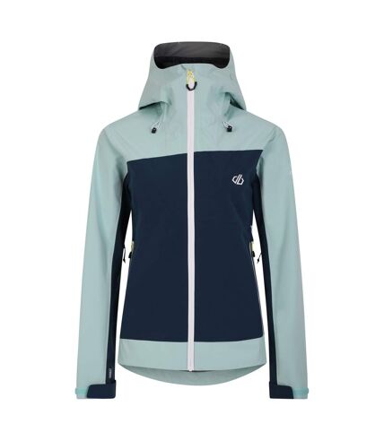 Veste imperméable traversing femme denim sombre / vert menthe Dare 2B