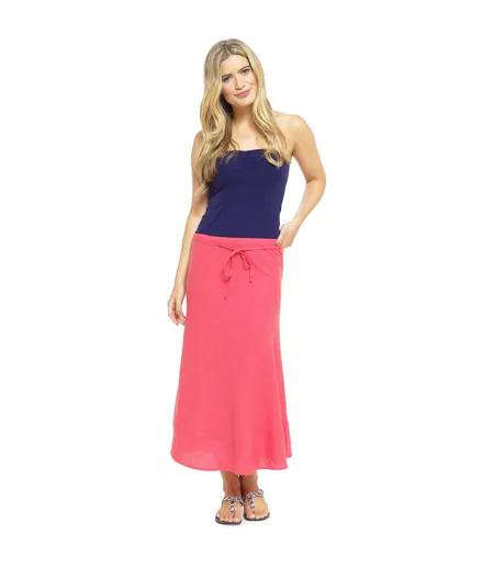 Jupe Longue Ex Store Femme Corail K Collection