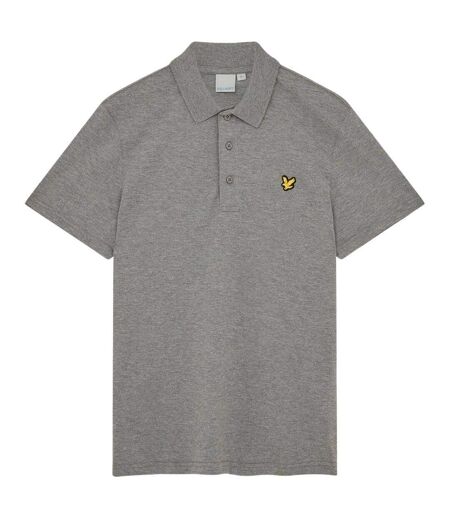 Polo De Sport Manches Courtes Homme Gris Lyle & Scott