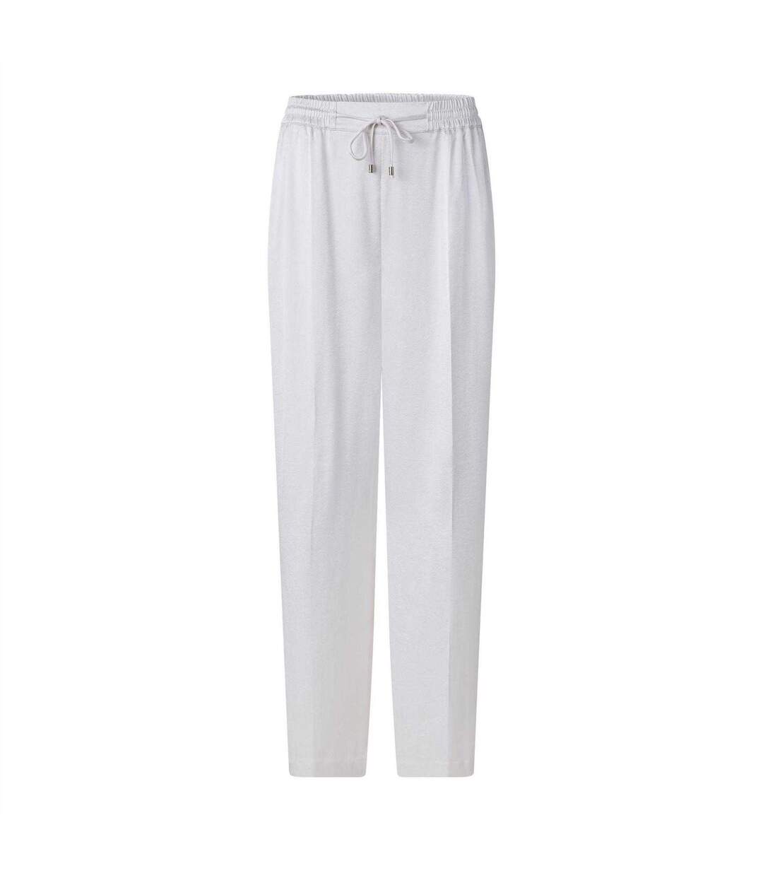 Womens/ladies Fleece Plain Joggers Ivory Ted Baker-1