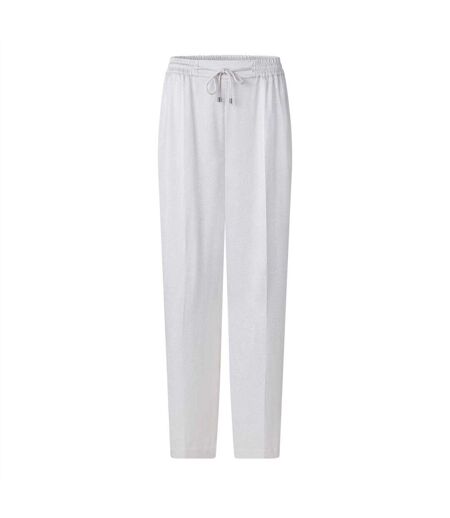 Womens/ladies Fleece Plain Joggers Ivory Ted Baker