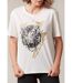 T-shirt à manches courtes imprimé animalier pour femme TIGER