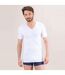 Tee-shirt col V Pur coton Premium