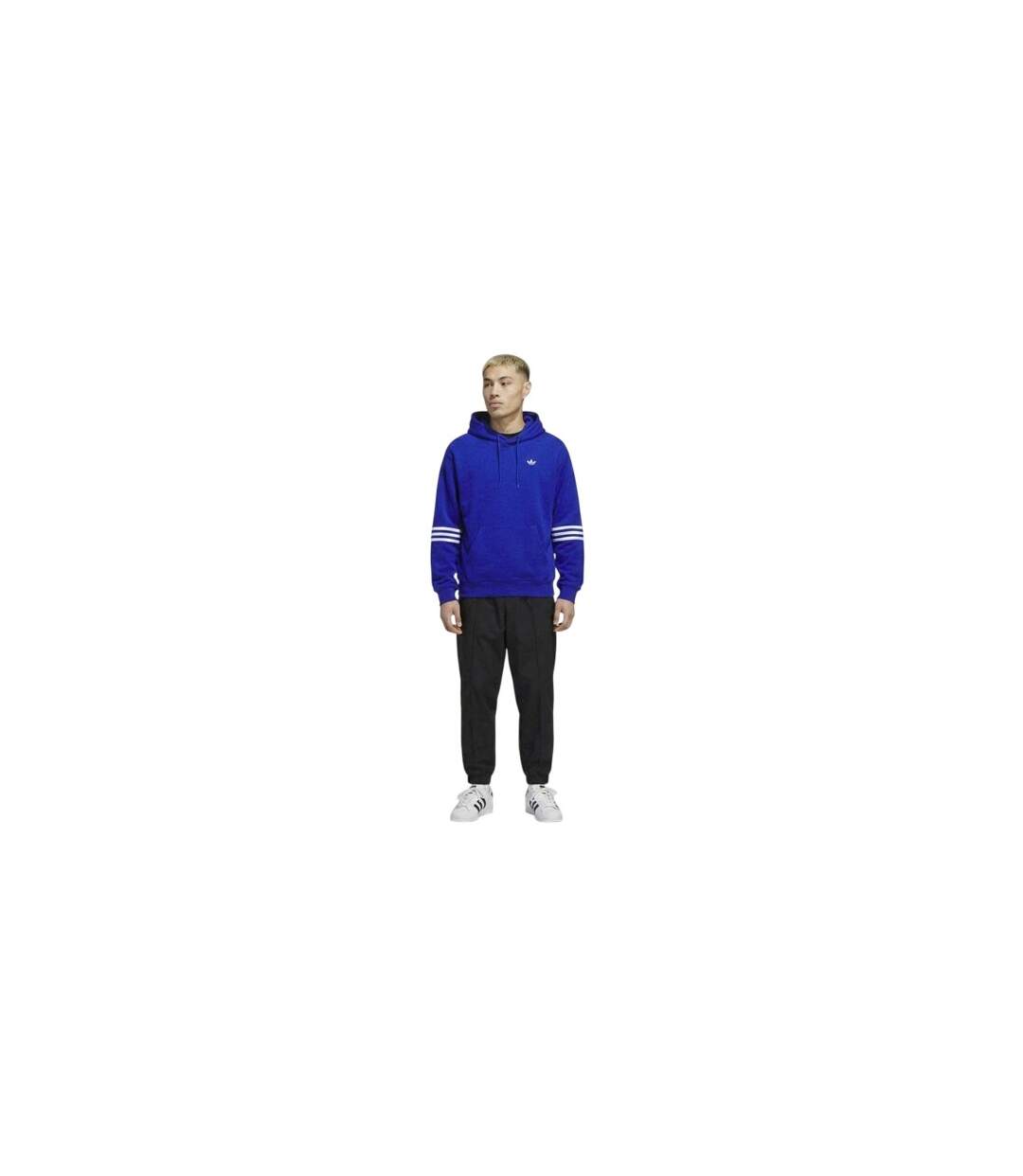 Sweat À Capuche Skate Classics Adulte Bleu Adidas-1