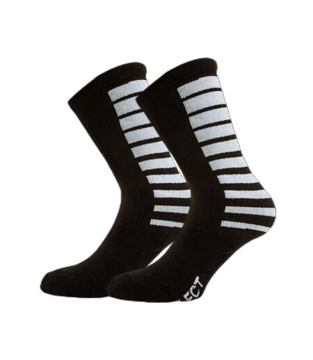 X1 paire de chaussettes noir mixte select sports socks striped
