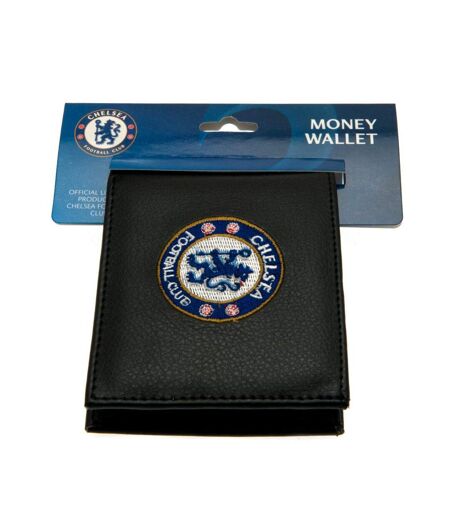 Chelsea FC Embroidered Wallet (Black) (One Size) - UTTA4835