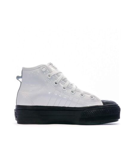 Baskets blanc/noir femme adidas adidas nizza