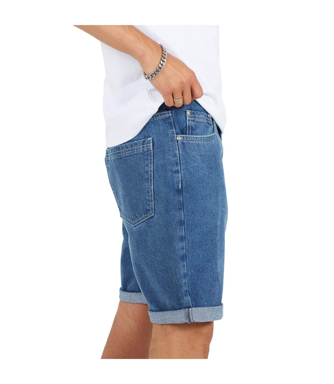 Short Homme Bleu Clair Brave Soul-3