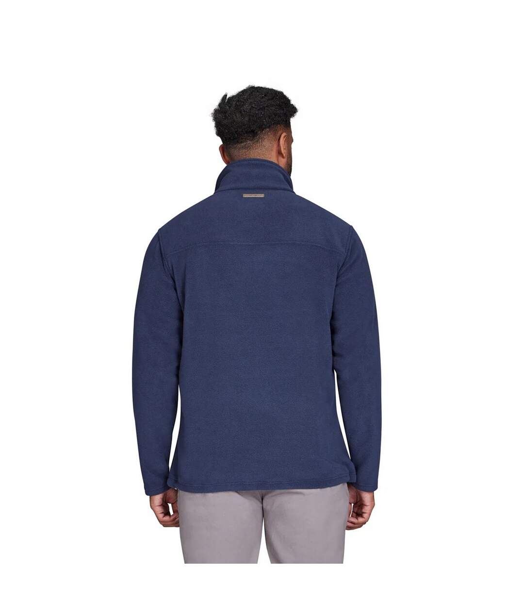 Mens fleece jumper navy Raging Bull-2