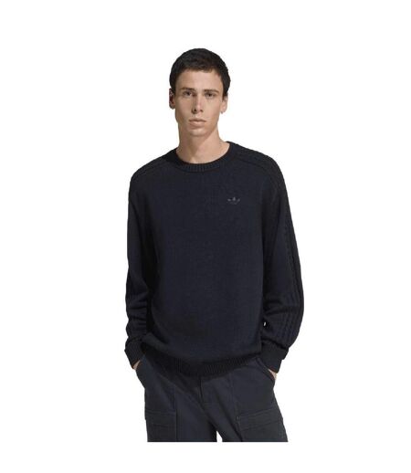 Mens Originals Crew Neck Relaxed Fit Raglan Sweatshirt Black Adidas