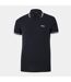 Mens Paul Contrast Striped Polo Shirt Dark Blue Boss-1