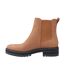 Womens/ladies Bennet Leather Chelsea Boots Brown Toms-3