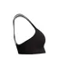 Womens/ladies Solid Racerback Bikini Top Black Speedo-3