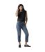 Womens/ladies 501 Lightweight Cropped Straight Leg Jeans Energy Refresh Levis-1