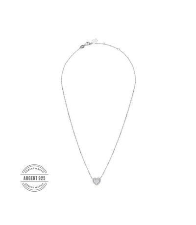 Collier Cœur Blanc Clio Blue Angel - Taille unique